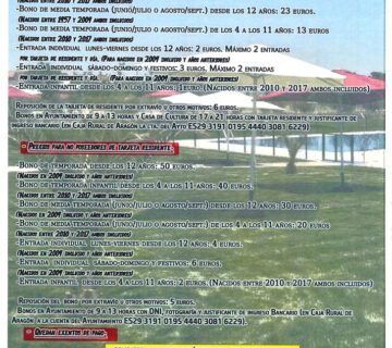 Apertura de las Piscinas Municipales