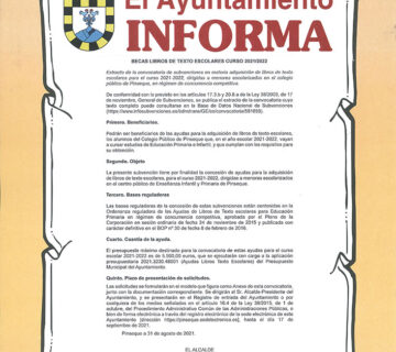 becas libros de texto 2021-22