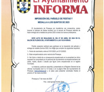 Pañuelo quintos 23