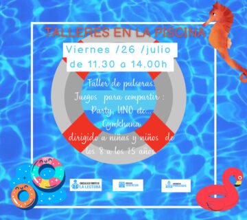 Talleres en la piscina