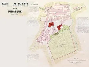 plano antiguo pinseque