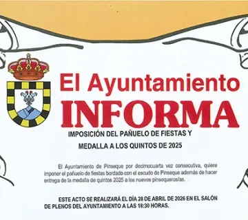 Pañuelos y Medallas Quintos